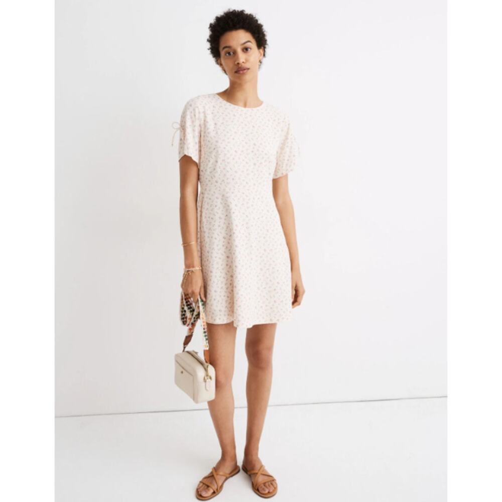 Madewell Cream Mini Dress